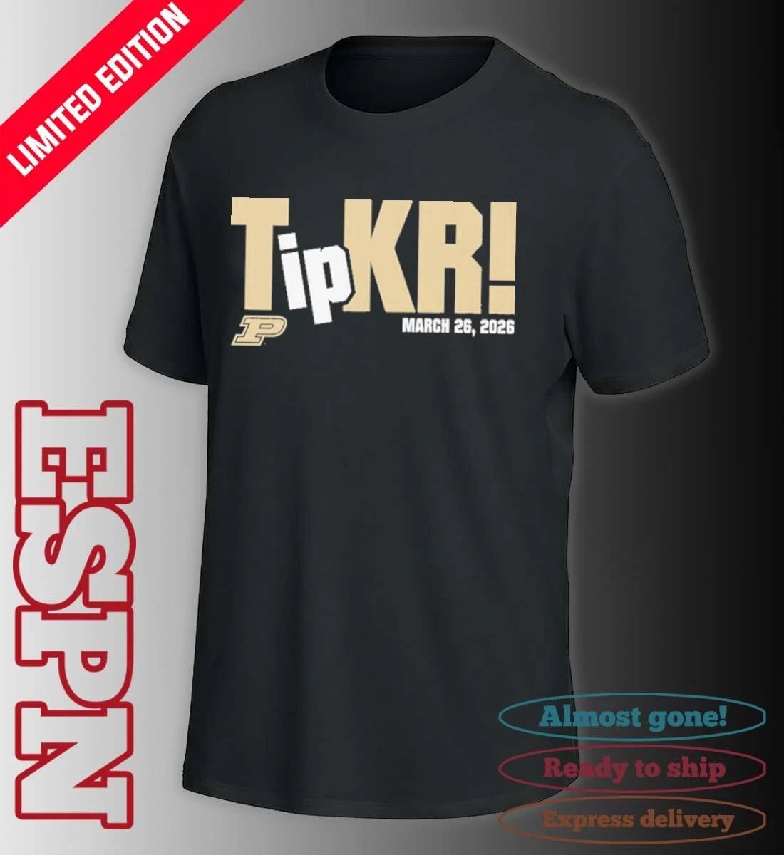 TipKR Trey Kaufman-Renn Purdue Men’s Basketball Shirt