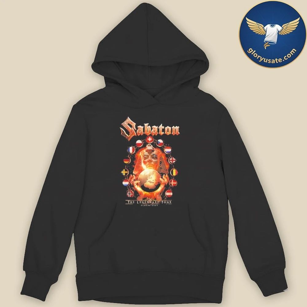 Sabaton Flags of Europe 2025 Tour T-Shirt