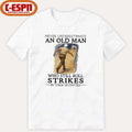 Grandpa Never Underestimate An Old Man Who Still Roll Strikes In Their Seventies Shirt