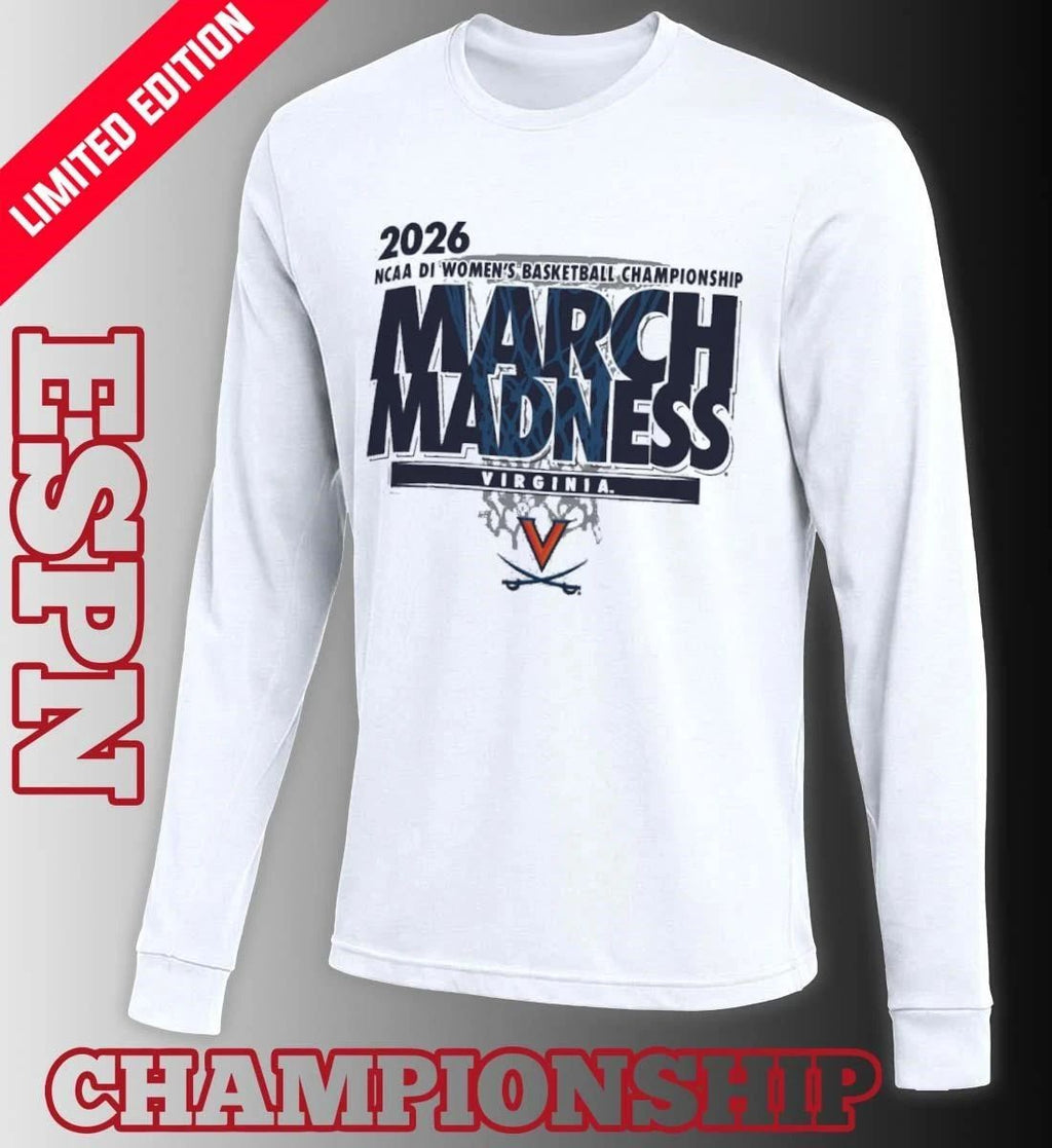 Virginia Cavaliers 2026 NCAA DI Women’s Basketball March Madness – First Four Shirt