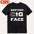 Aaron Matas Resting Cig Face T-Shirt
