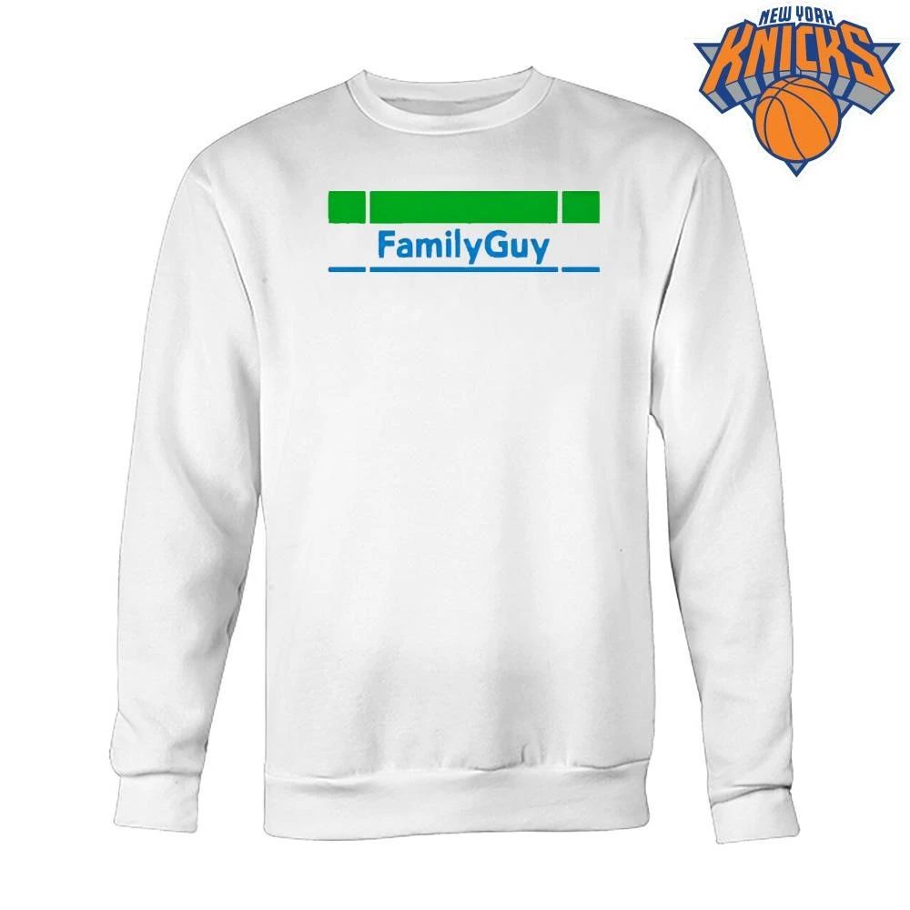 Family Guy Green and Blue Minimalist Logo Parody Shirt