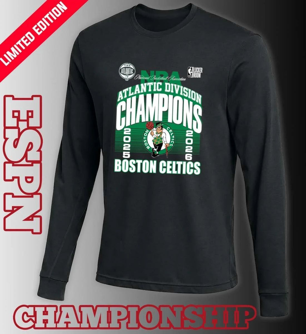 Boston Celtics 2026 NBA Atlantic Division Champions T-Shirt