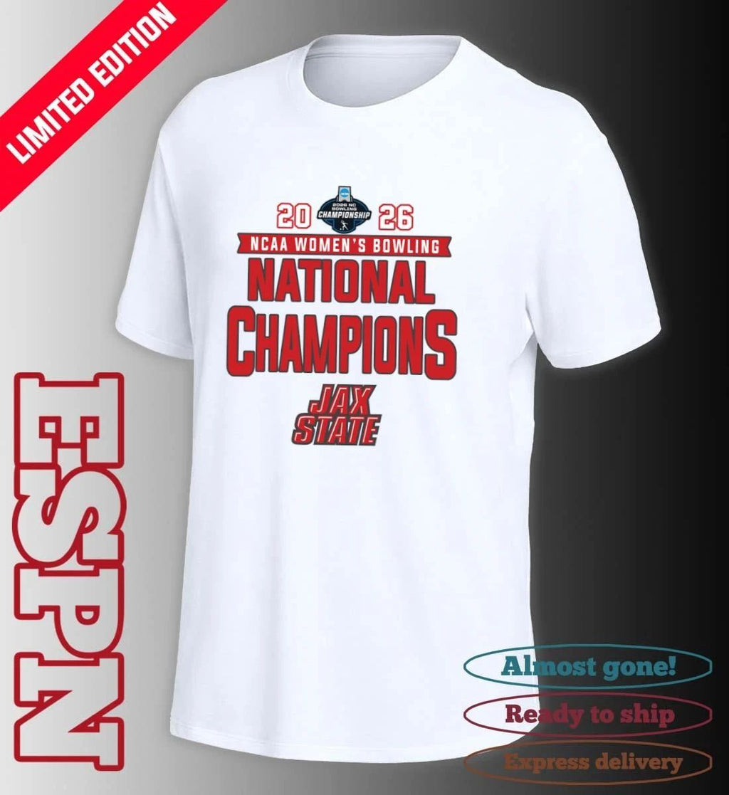 Jacksonville State Gamecocks 2026 NCAA Women’s Bowling National Champions Shirt