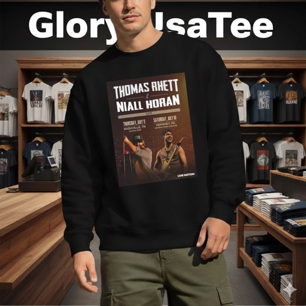 Thomas Rhett And Niall Horan 2026 Nashville TN Hershey PA Geodis Park Hersheypark Stadium July 9th 18th Shirt