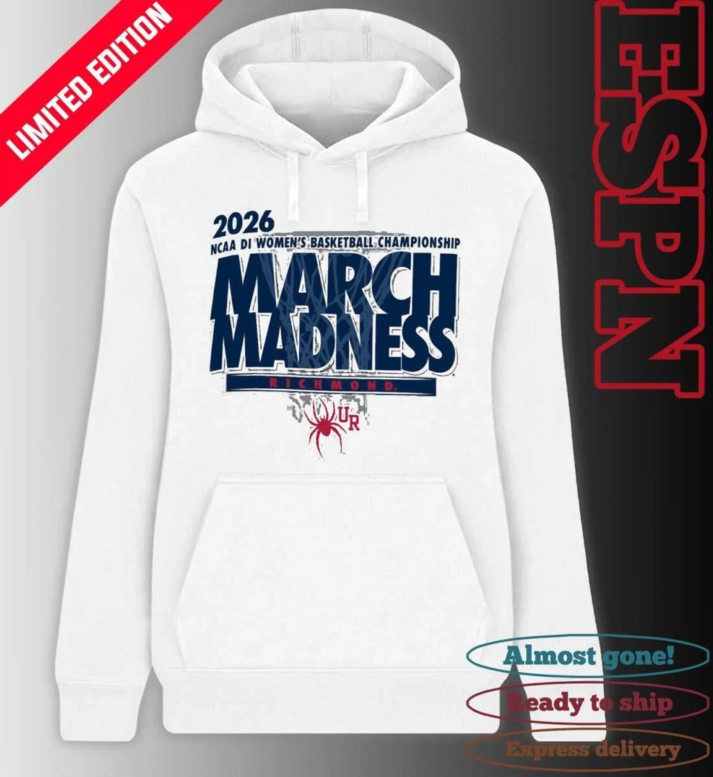 Richmond Spiders 2026 NCAA DI Women’s Basketball March Madness – First Four Shirt