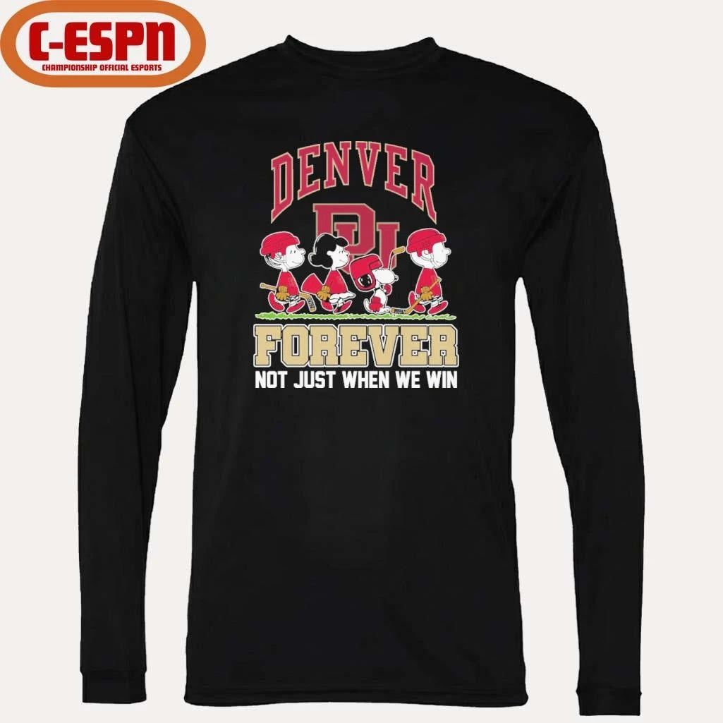The Peanuts Characters Forever X Denver Pioneers Shirt