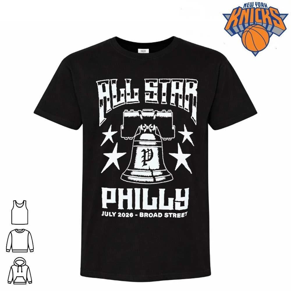 All Star Philly Broad Street Liberty Bell Classic Sports Graphic T Shirt