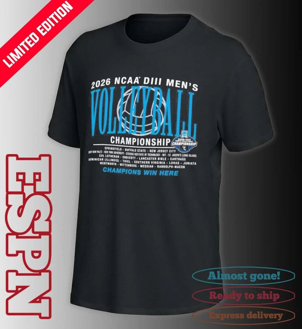 2026 NCAA Division III Men’s Volleyball 1st Round T-Shirt