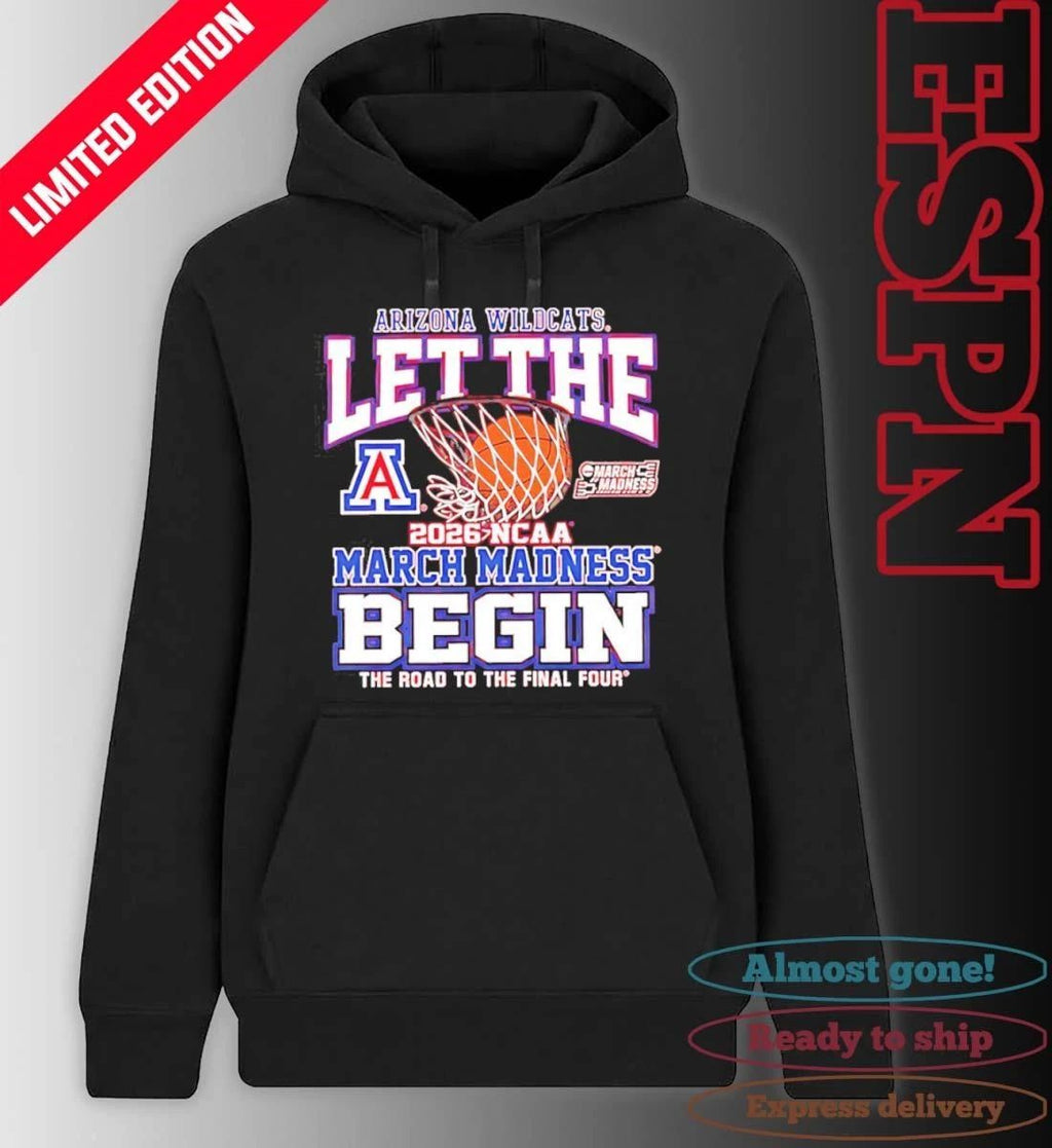 Arizona Wildcats Let The Madness Begin 2026 Shirt