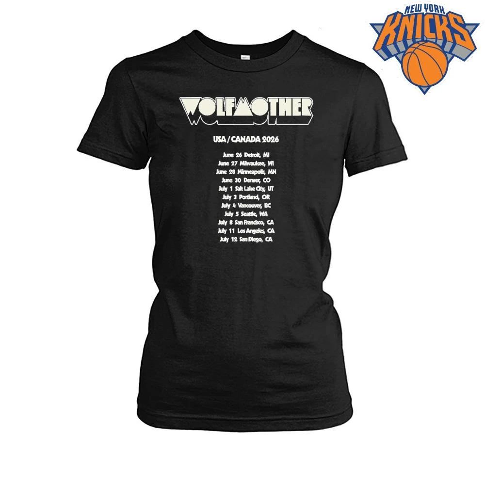 Wolfmother Tour 2026 USA Canada Concert Rock Band Schedule Dates Shirt
