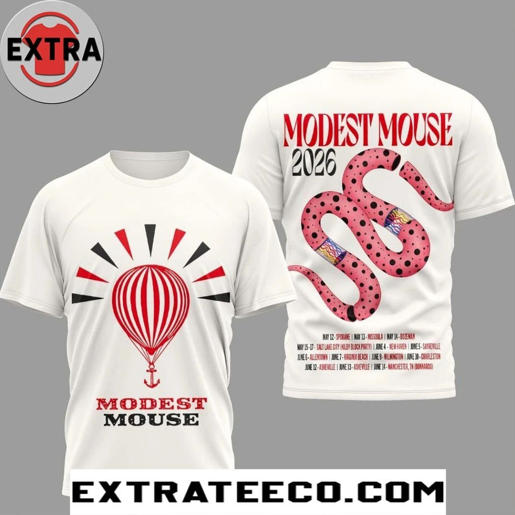 Modest Mouse 2026 North American tour Two Sided Shirt