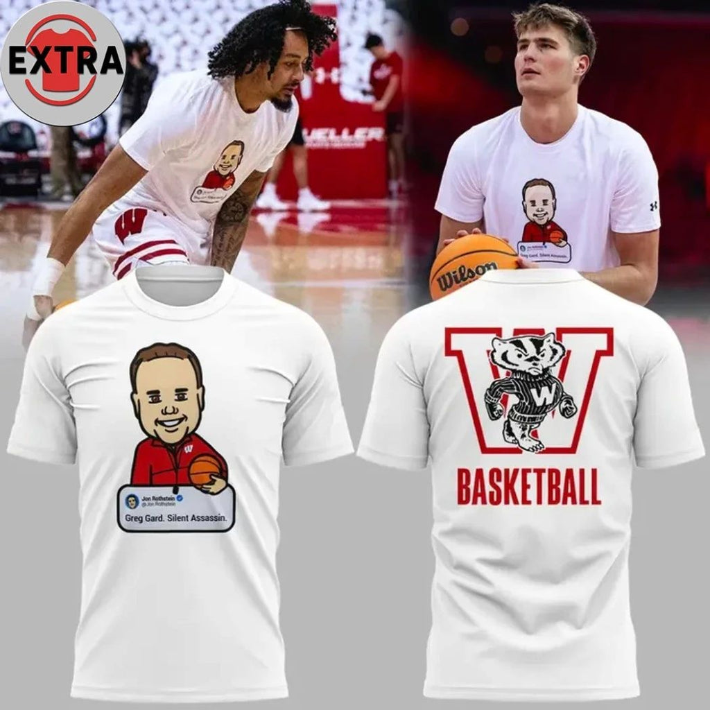 Wisconsin Badgers Greg Gard Silent Assassin Basketball Edition For Fan T-Shirt
