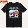 Never Underestimate An Old Man Who Is Still A Trucker In His Sixties Shirt