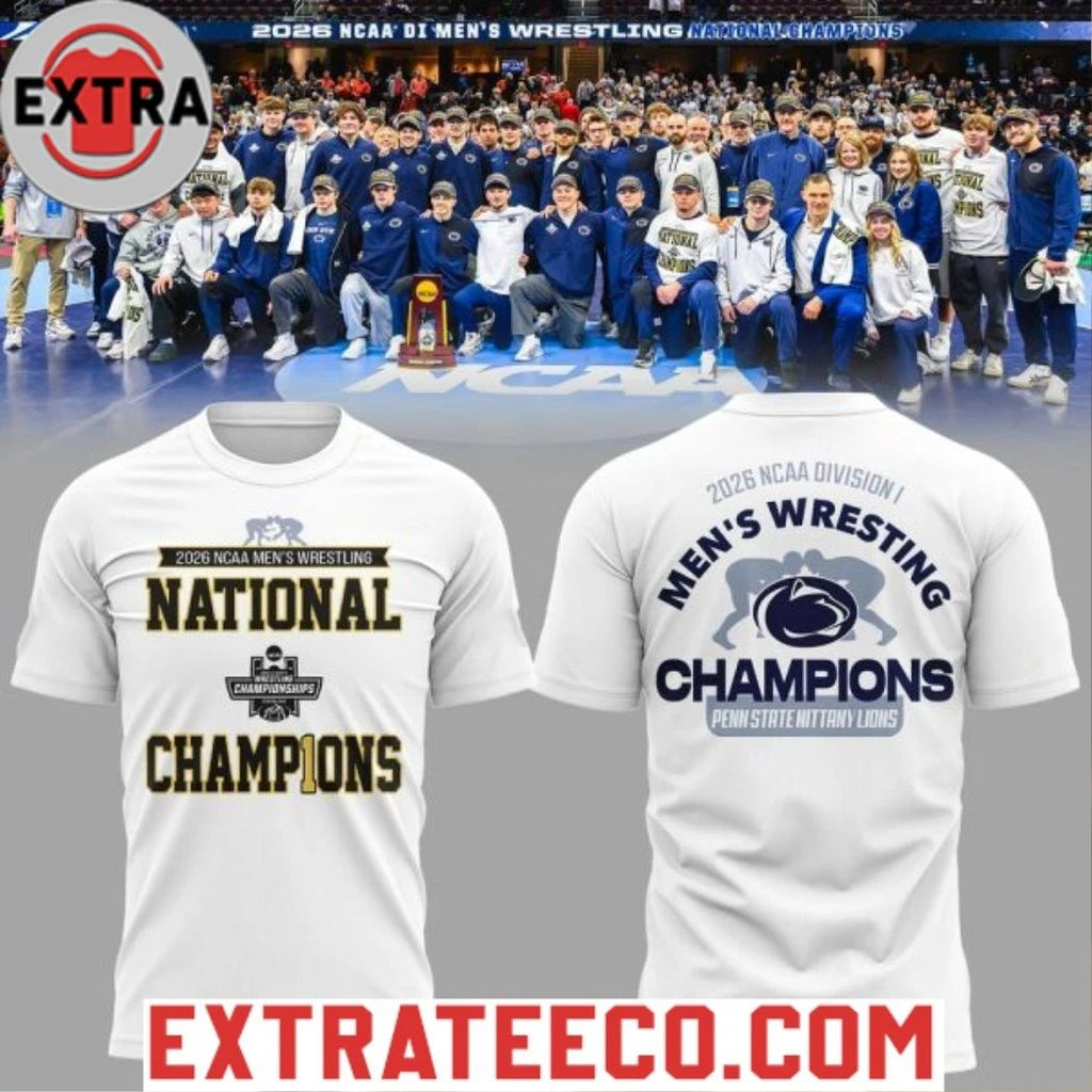 2026 Men’s Wrestling Champions Penn State Nittany Lions Shirts