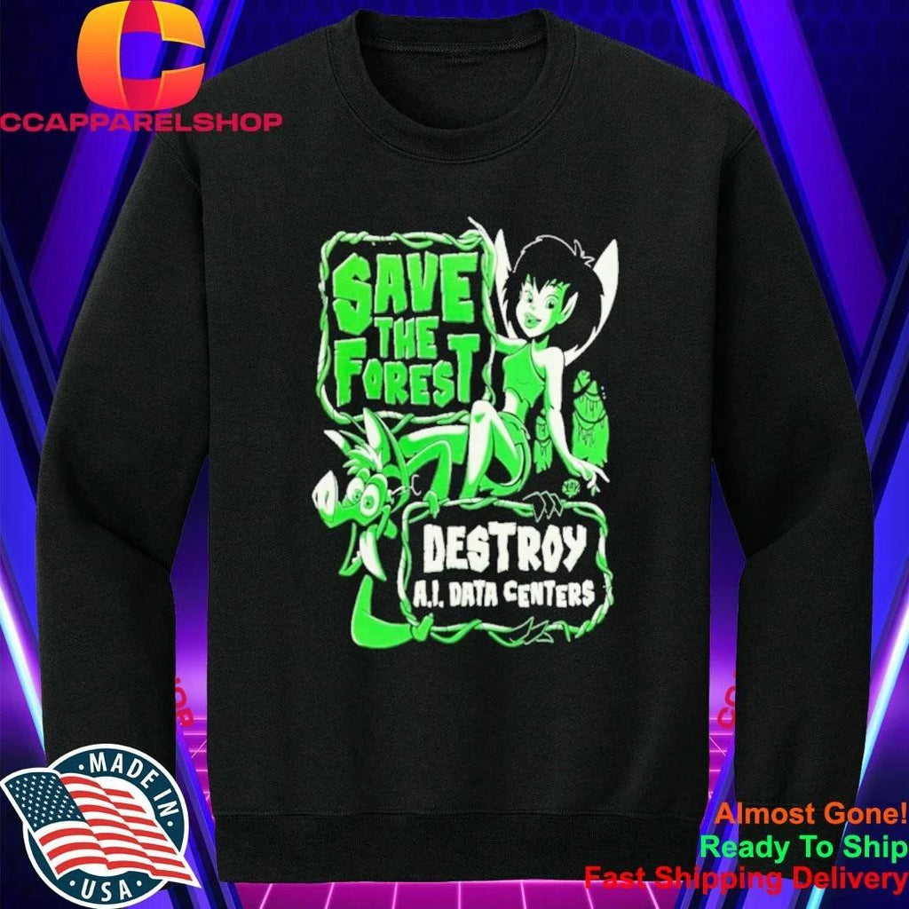 Save Firest Destroy A.j. Data Centers Shirt