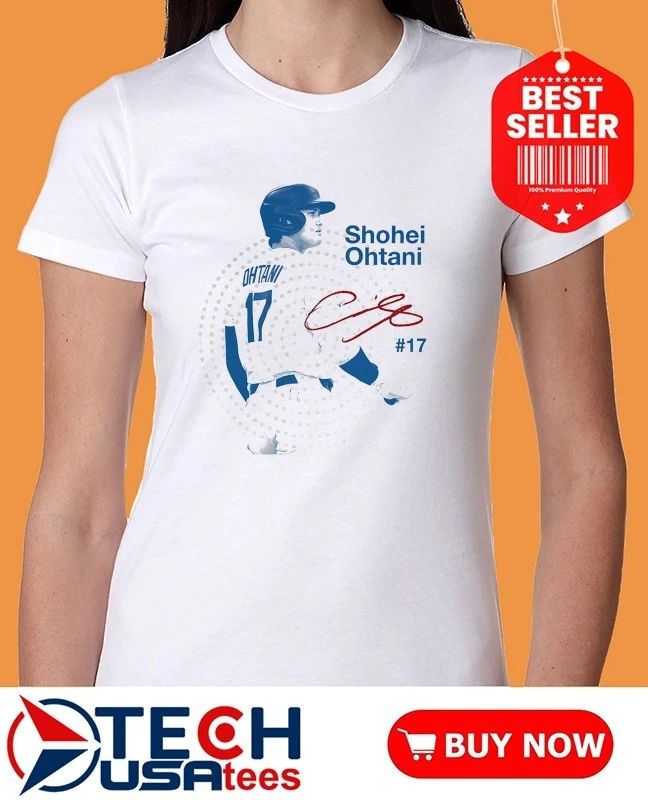 Shohei Ohtani No. 17 Los Angeles Dodgers star player signature shirt