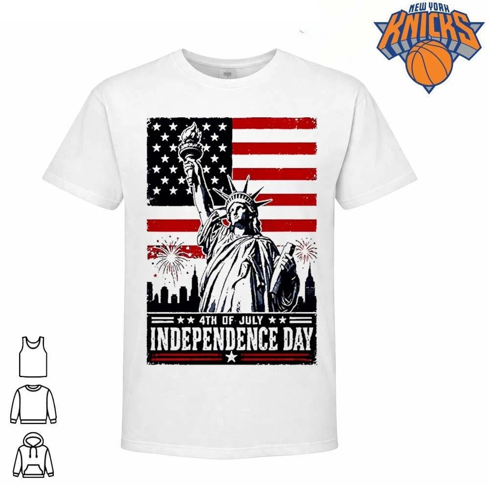 Statue Of Liberty 4th Of July Independence Day Fireworks City Skyline shirt