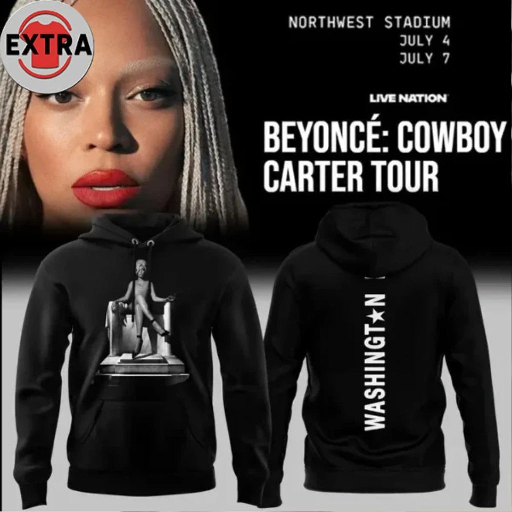 Beyonce x Washington DC Black 2025 Edition Hoodie T-Shirt