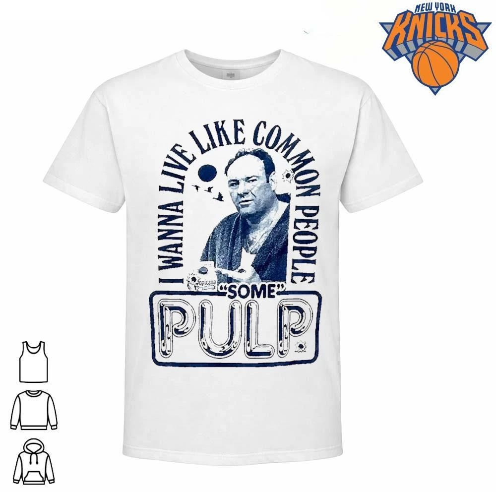 Tony Soprano The Sopranos I Wanna Live Like Common People Some Pulp Tropicana Shirt