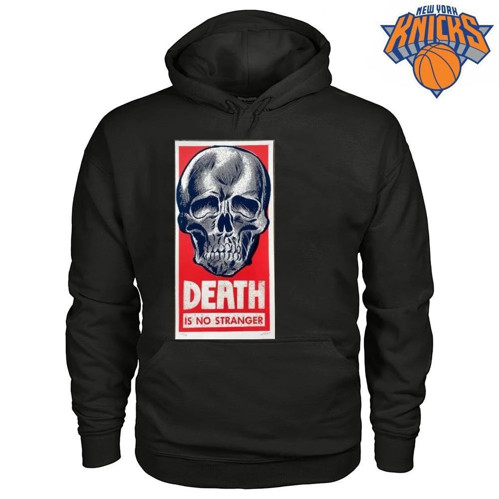 Death Is No Stranger Grunge Skull Art Aesthetic Punk Rock Graphic Streetwear Shirt