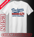 Dodgers Jackie Robinson 42 Signature Shirt