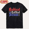 Radical Leftist Scum Vintage Style Patriotic Shirt