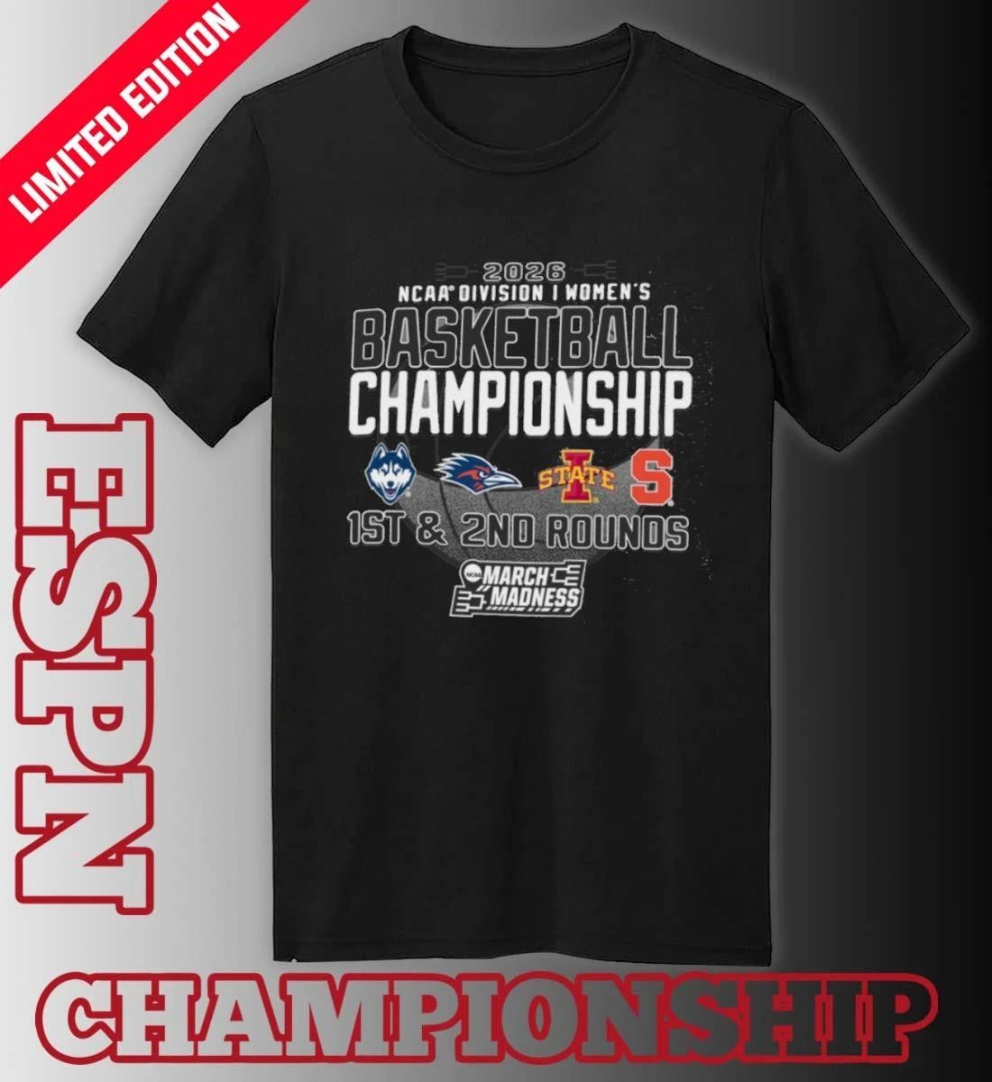 1st, 2nd Rounds 2026 NCAA DI Women’s Basketball Championship – Storrs, CT Shirt