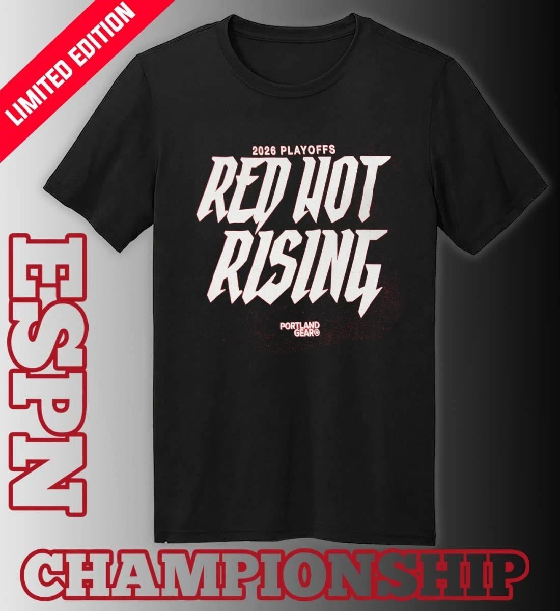 Portland Trail Blazers Red Hot Riding 2026 Playoffs Shirt