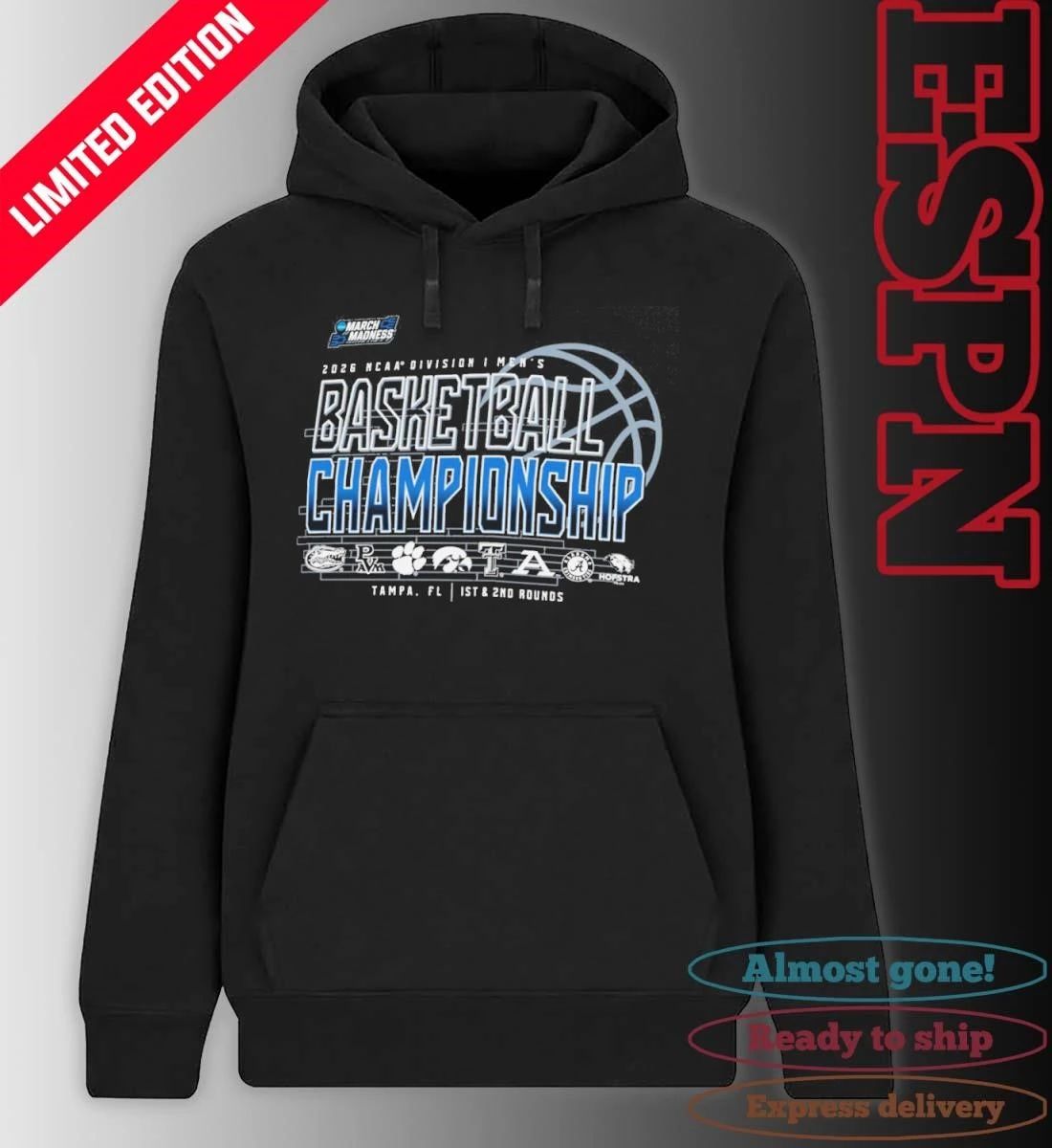 8 Teams 2026 NCAA DI Men’s Basketball Championship Tampa, FL Shirt