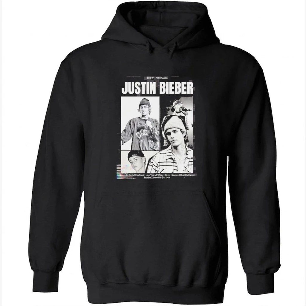 Justin Bieber Greatest Hits Collage Shirt