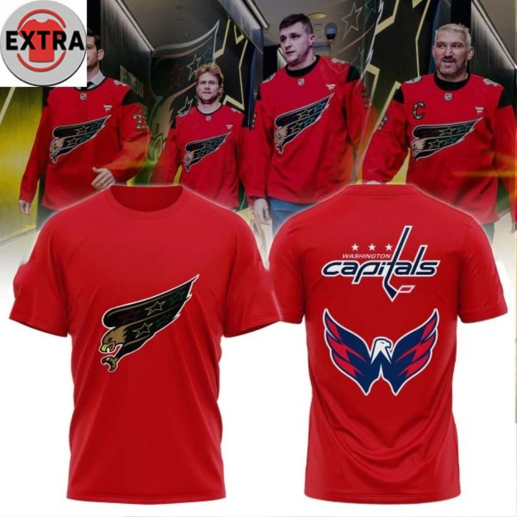 Washington Capitals Black History Night 2026 Logo Two Sided T-Shirt