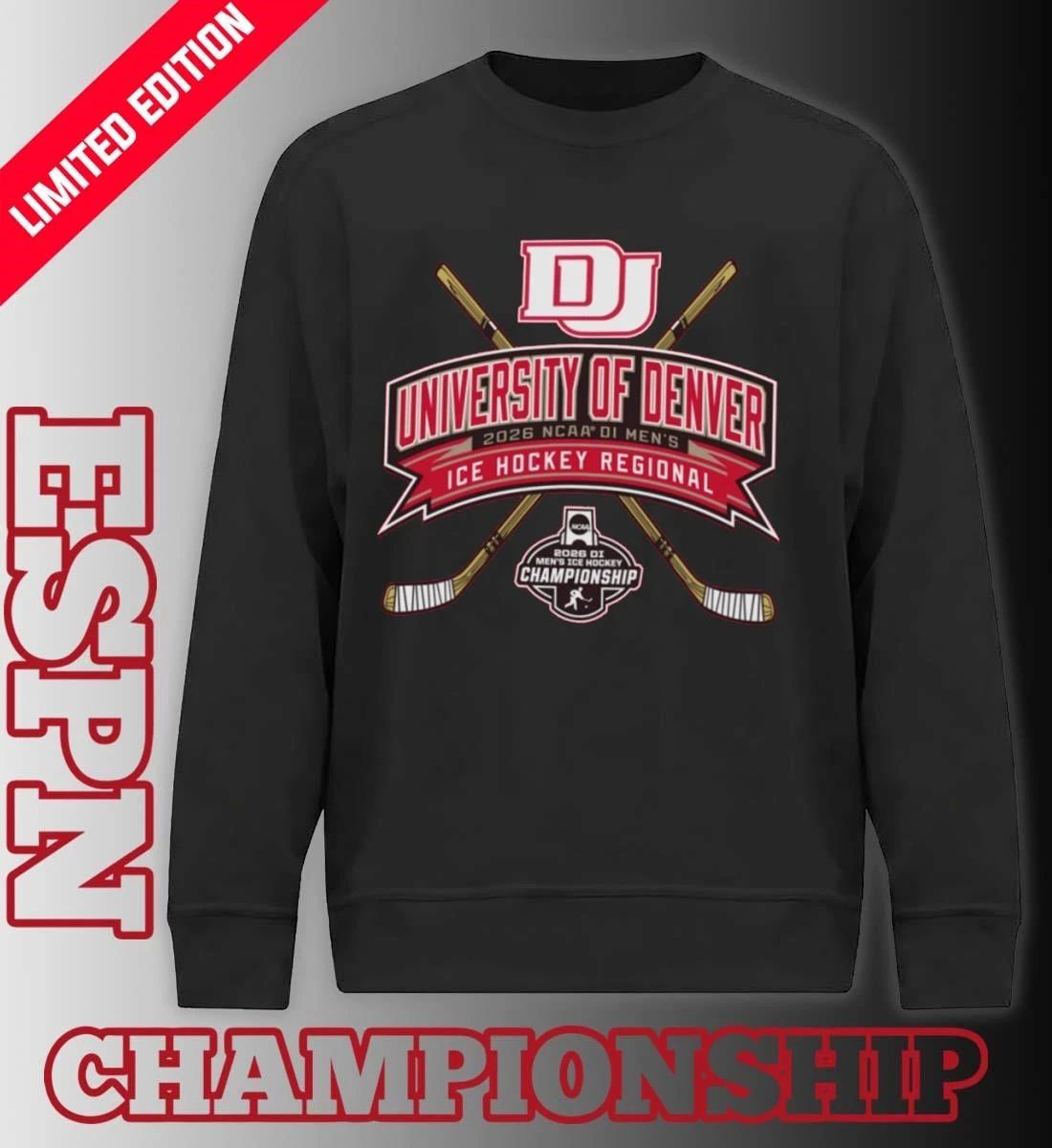 University Of Denver Pioneers 2026 NCAA DI Men’s Ice Hockey Regionals T-Shirt