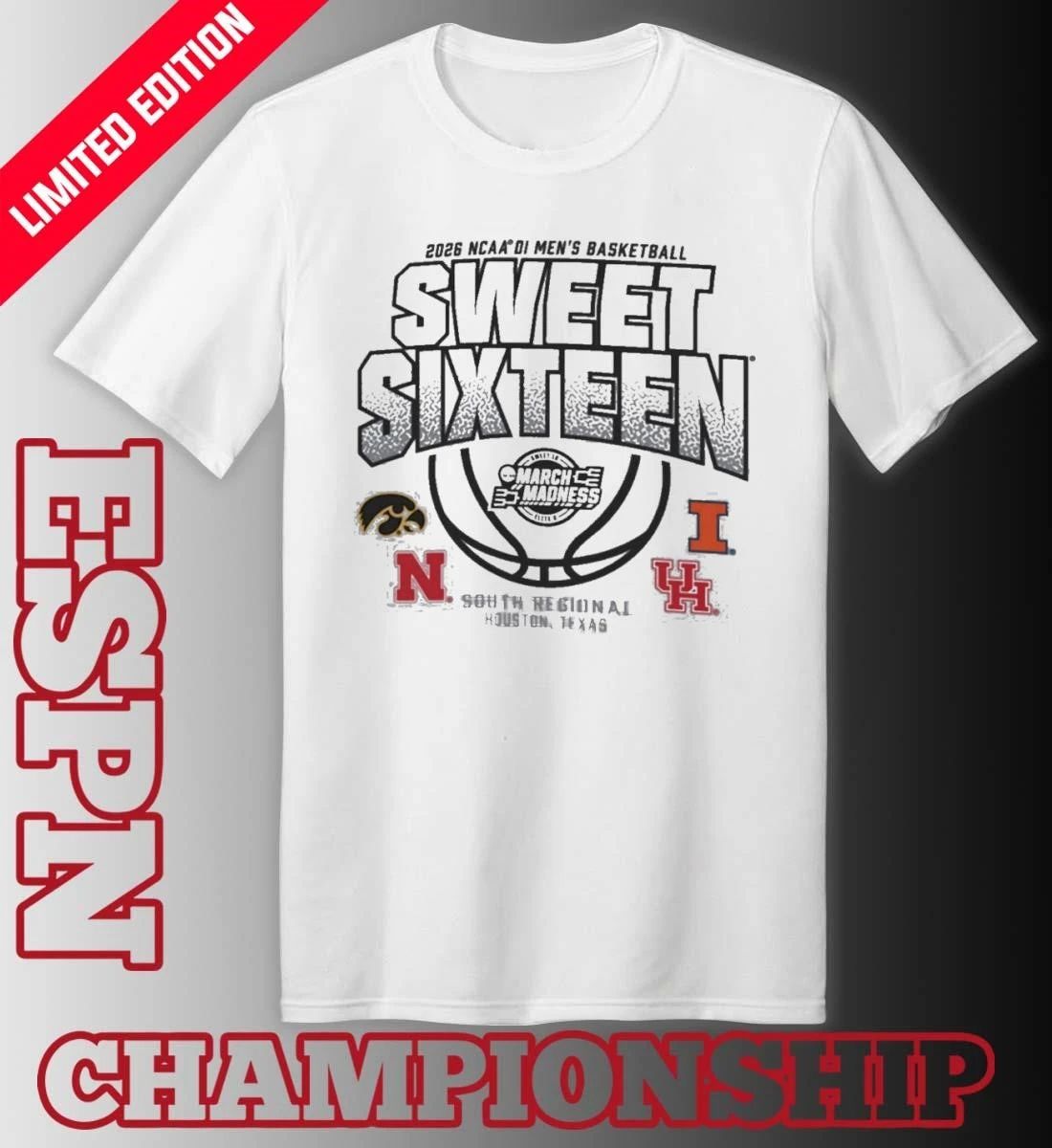 South Regional 2026 NCAA DI Men’s Basketball Sweet Sixteen T-Shirt