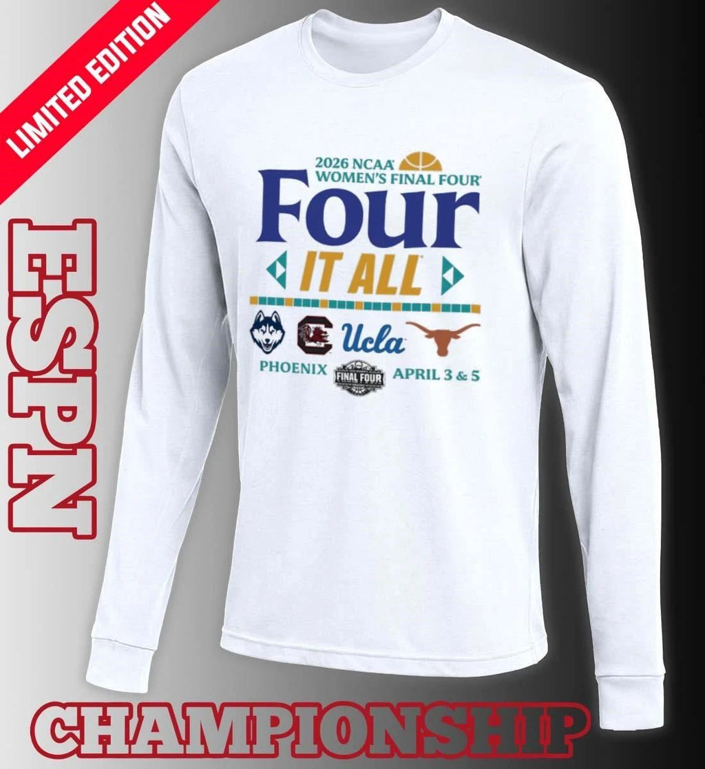 NCAA Women’s Final Four 2026 Four It All Phoenix Shirt
