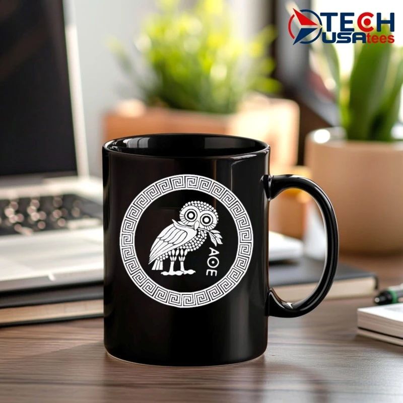 Owl of Athena logo shirt