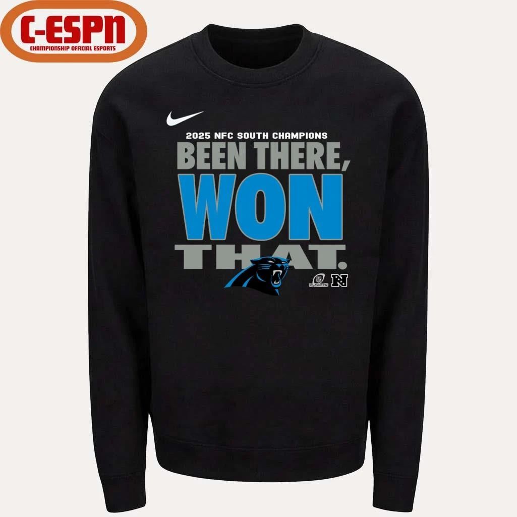 Carolina Panthers Been There Won That 2025 T-Shirt