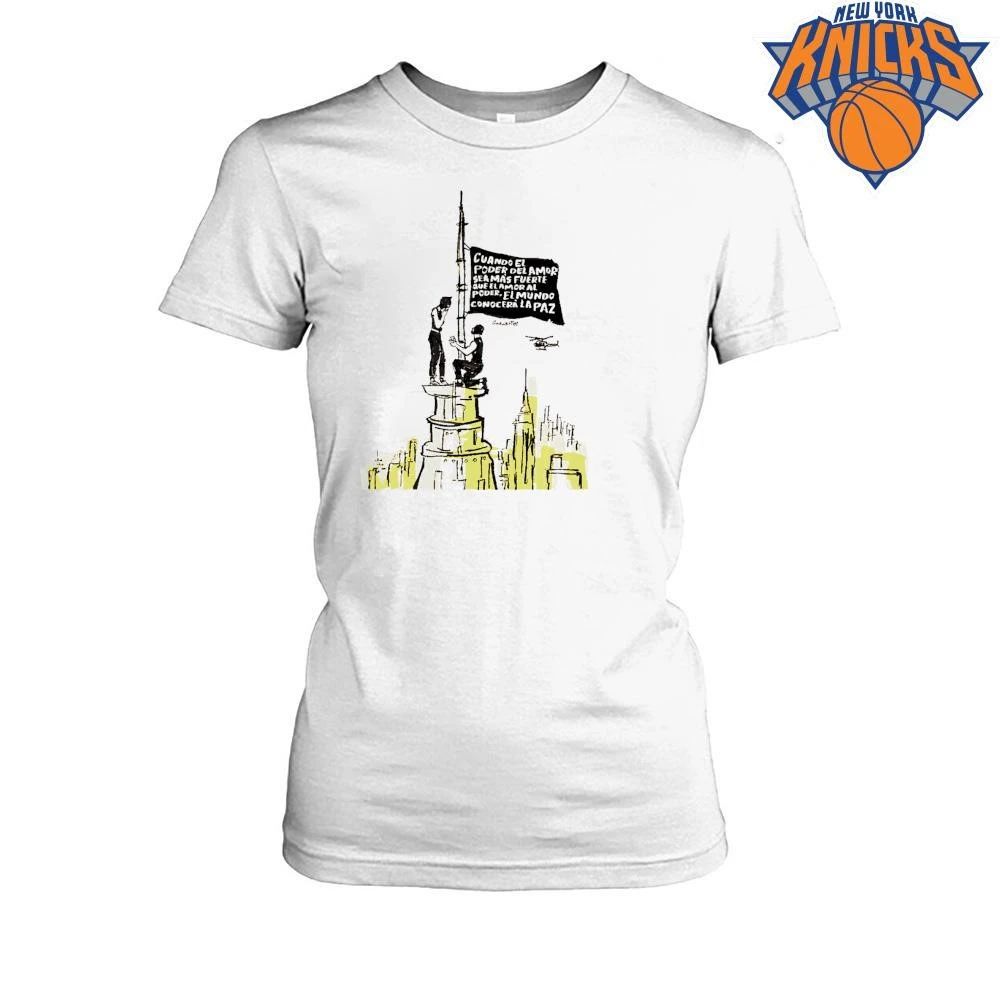 Cuando El Poder Del Amor Sea Mas Fuerte Que El Amor Al Poder El Mundo Conocera La Paz Anti War Proposal Tower Flag Shirt