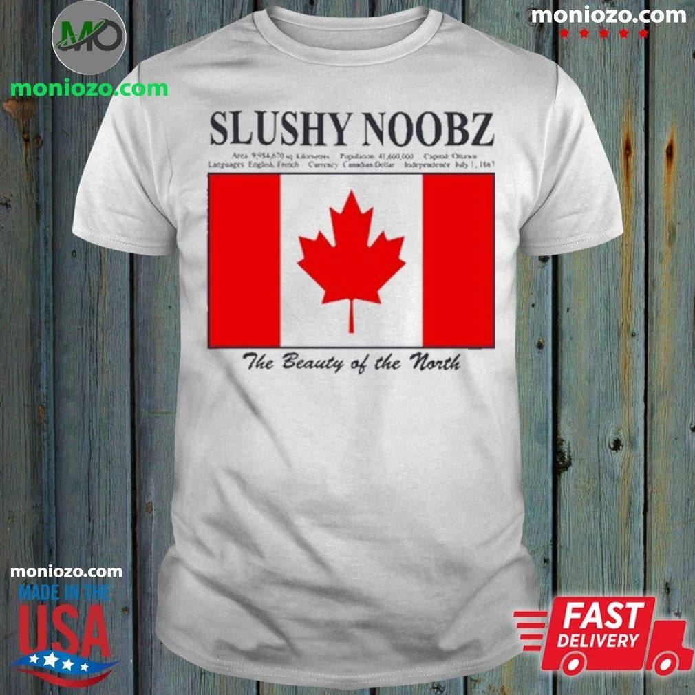 Original Slushy Noobz Canada Facts Shirt
