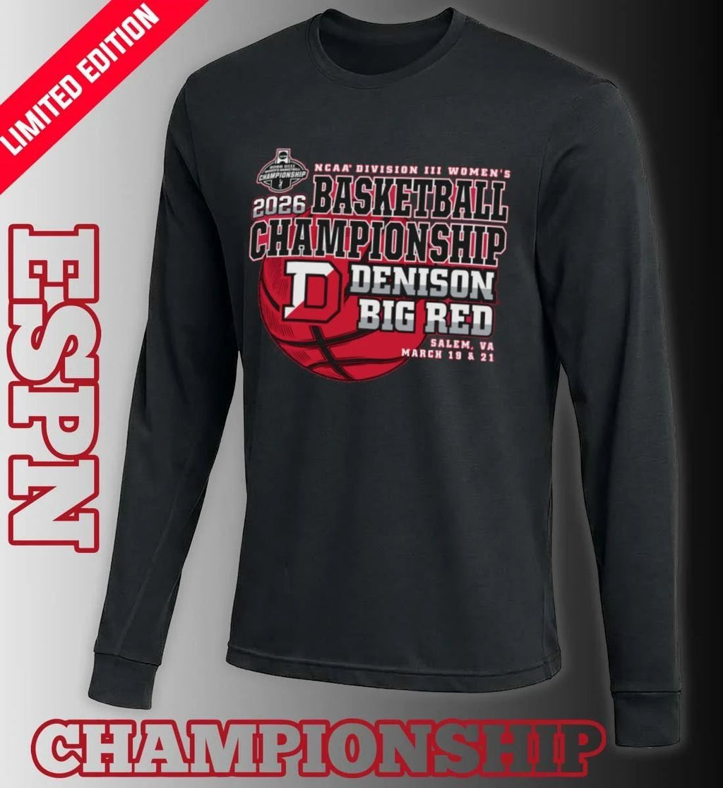 Denison Big Red 2026 NCAA DIII Women’s Basketball Championship Shirt