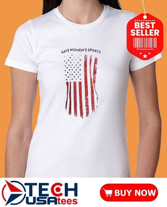 Save Women’s Sports XX-XY Athletics flag shirt