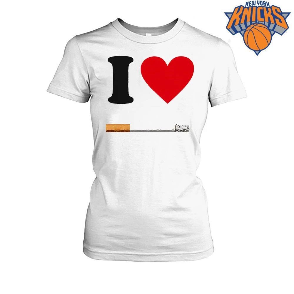 I Heart Smoking Cigarettes Funny Parody Meme Graphic shirt