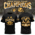 IU Hoosiers Football Rose Bowl Champions Special Helmet And Logo Shirt