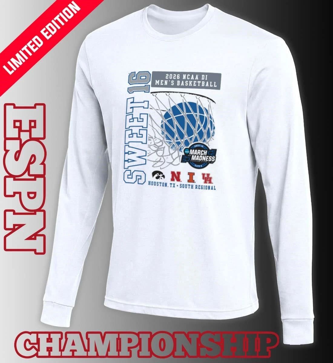 Sweet 16 NCAA DI Men’s Basketball Tournament 2026 South Regional T-Shirt