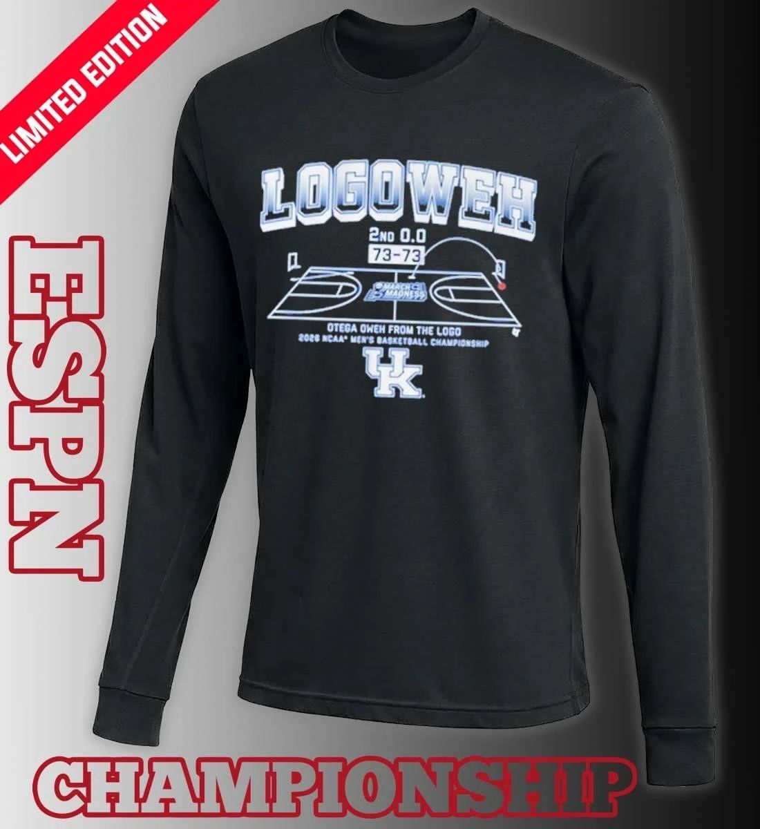 Kentucky Wildcats MBB Otega Oweh Logoweh 2026 March Madness shirt