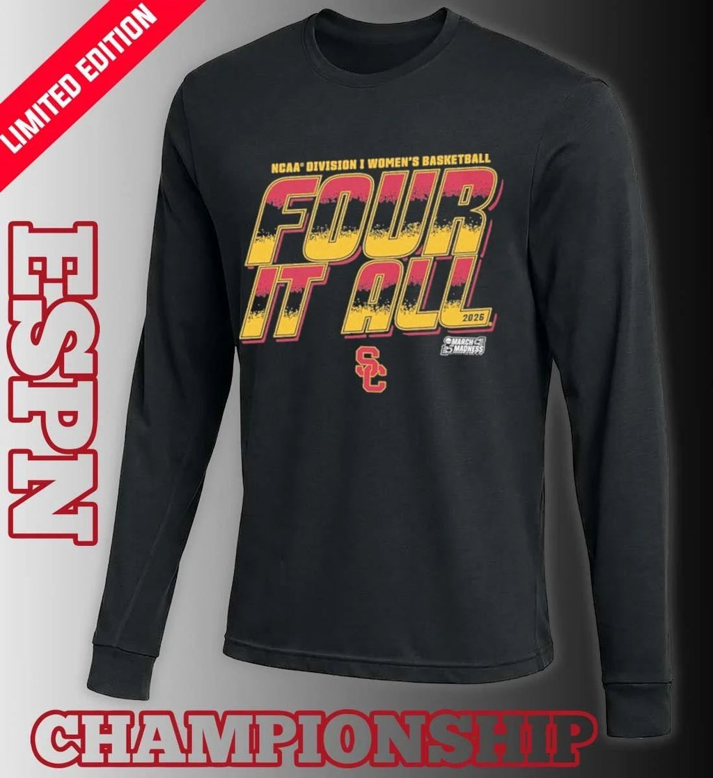 USC Women’s Basketball Four It All 2026 March Madness Shirt