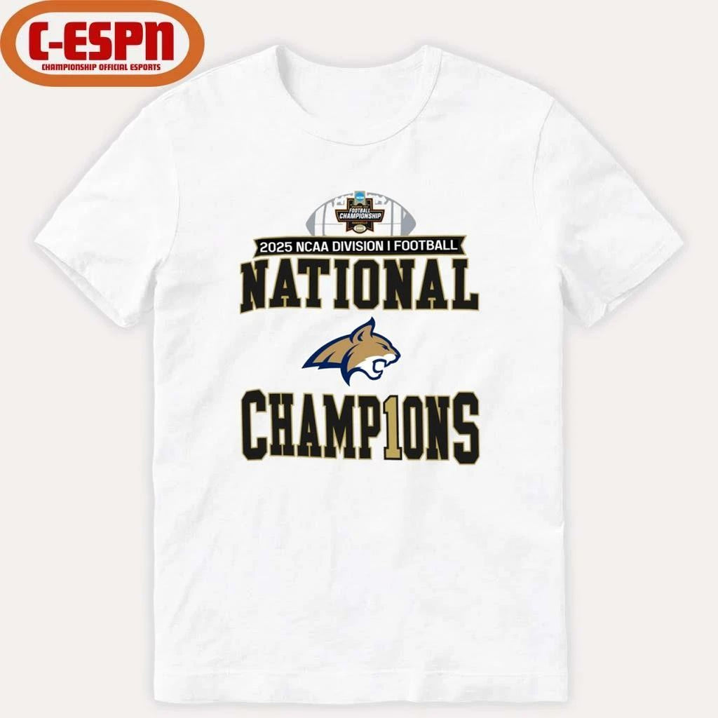 Montana State NCAA DI Football National Champions T-Shirt
