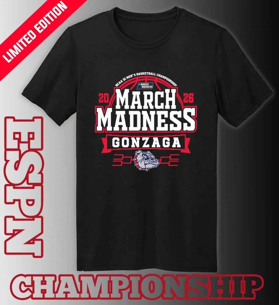 Gonzaga Bulldogs March Madness 2026 NCAA DI Men’s Basketball Tournament T-Shirt