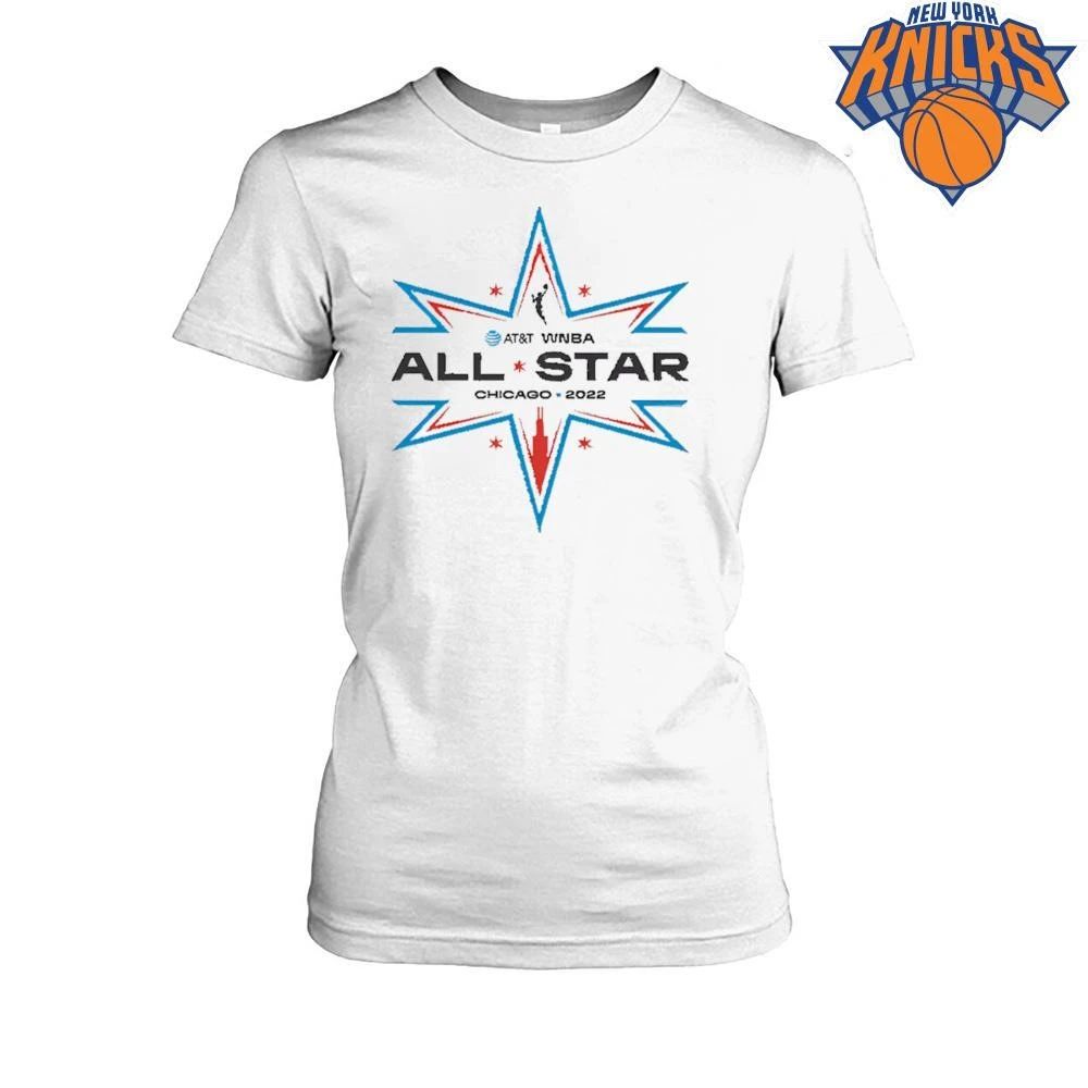 AT&T WNBA All Star Chicago 2022 Basketball Logo Sports Shirt