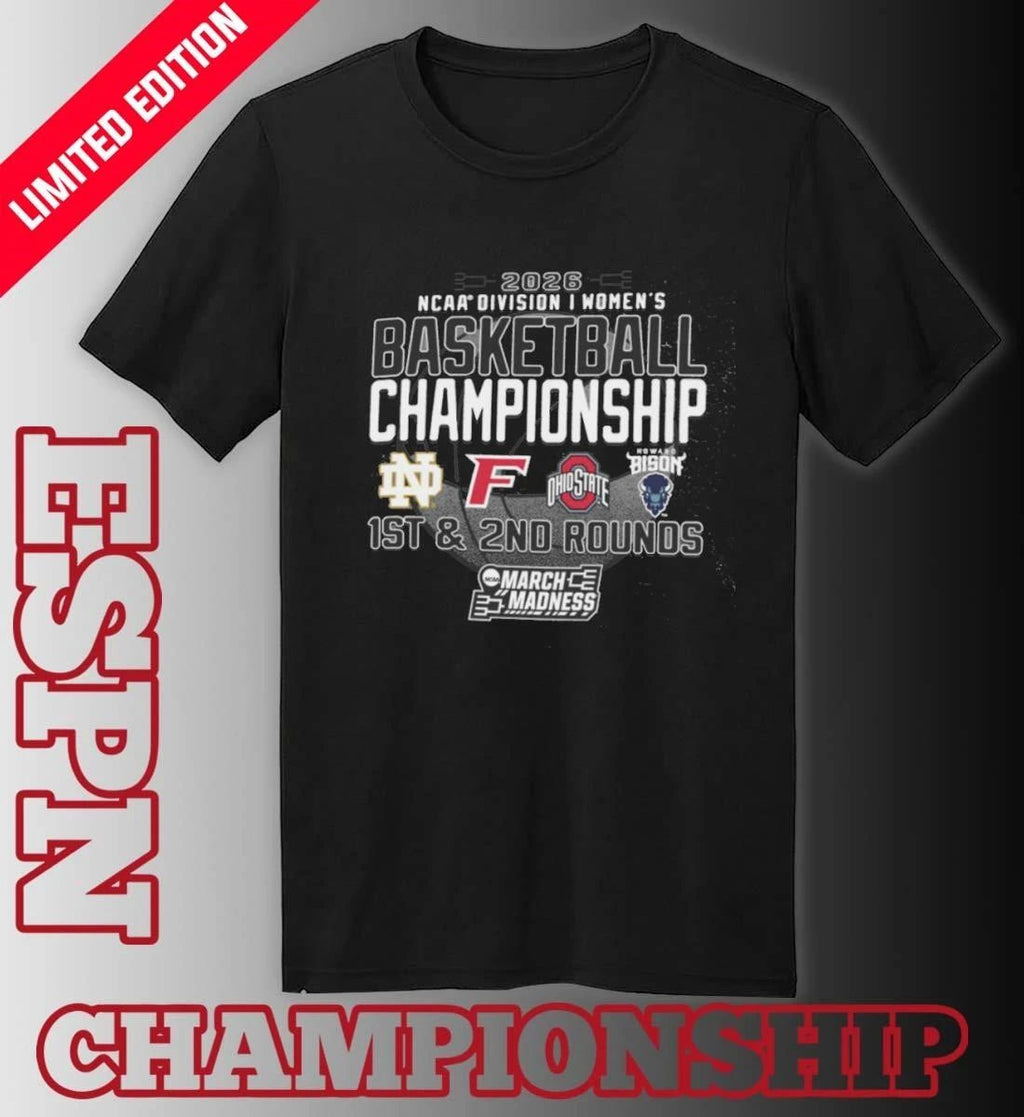 1st, 2nd Rounds 2026 NCAA DI Women’s Basketball Championship – Columbus, OH Shirt
